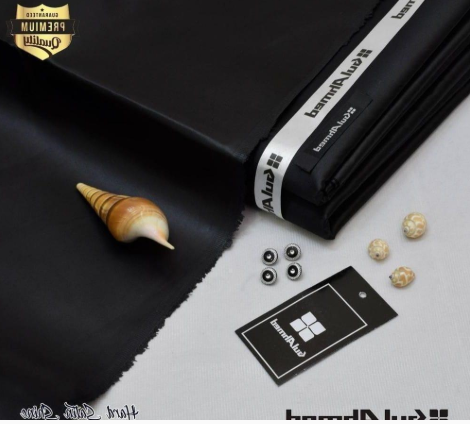 Men’s Unstitched Cotton Sotton Plain Suit - Image 4