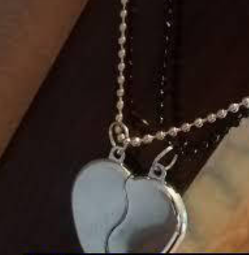 Stainless Steel Magnetic Heart Design Couple's Pendant2