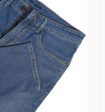 Men's Denim Jeans - Plain Pattern - 1 Pc - Available in Multiple Sizes