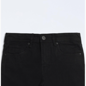 Men's Plain Black Denim Jeans - 1 Pc Casual Wear in Multiple Sizes